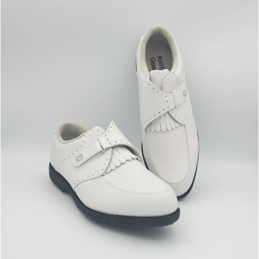 Footjoy greenjoys Spikeless 48352 Women's White Golf Shoes 9 M - Picture 2 of 11